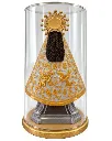 Virgen coronada bajo cúpula de cristal baja.webp