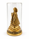 Virgen dorada bajo campana de cristal.jpg